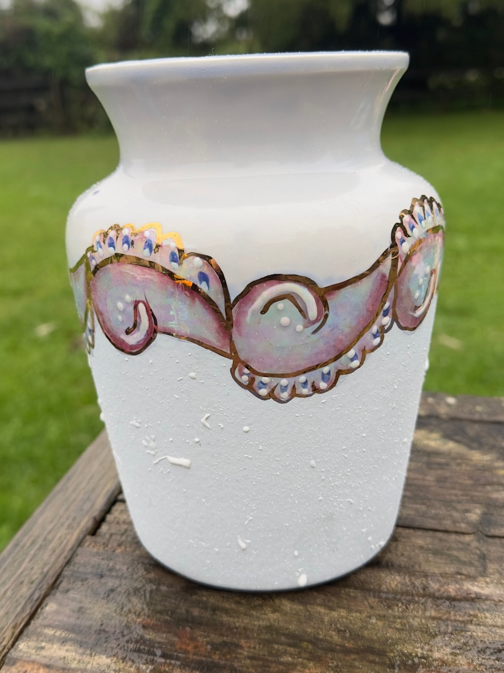 Light Purple Ceramic Vase
